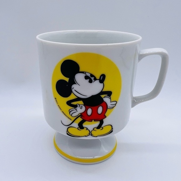 DISNEY MICKEY MOUSE PEDESTAL MUG - Picture 1 of 10